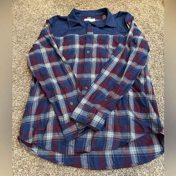 St John’s Bay Flannel Men’s L Large - Picture 1 of 2